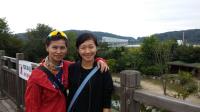 善衡同學陳艷瑤(右)在南北韓交界非軍事區(DMZ)